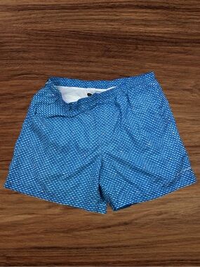 Columbia PFG Men’s 6” Blue Fish Theme Swim Trunks. Size XL